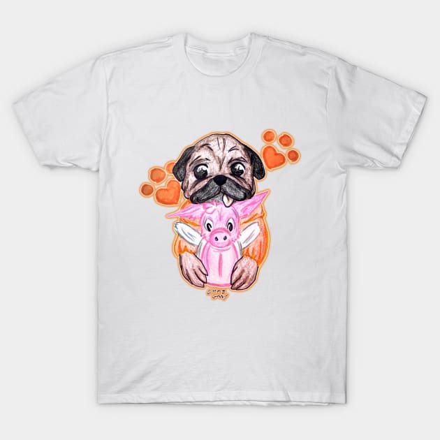 Puggo T-Shirt by EmmeGray